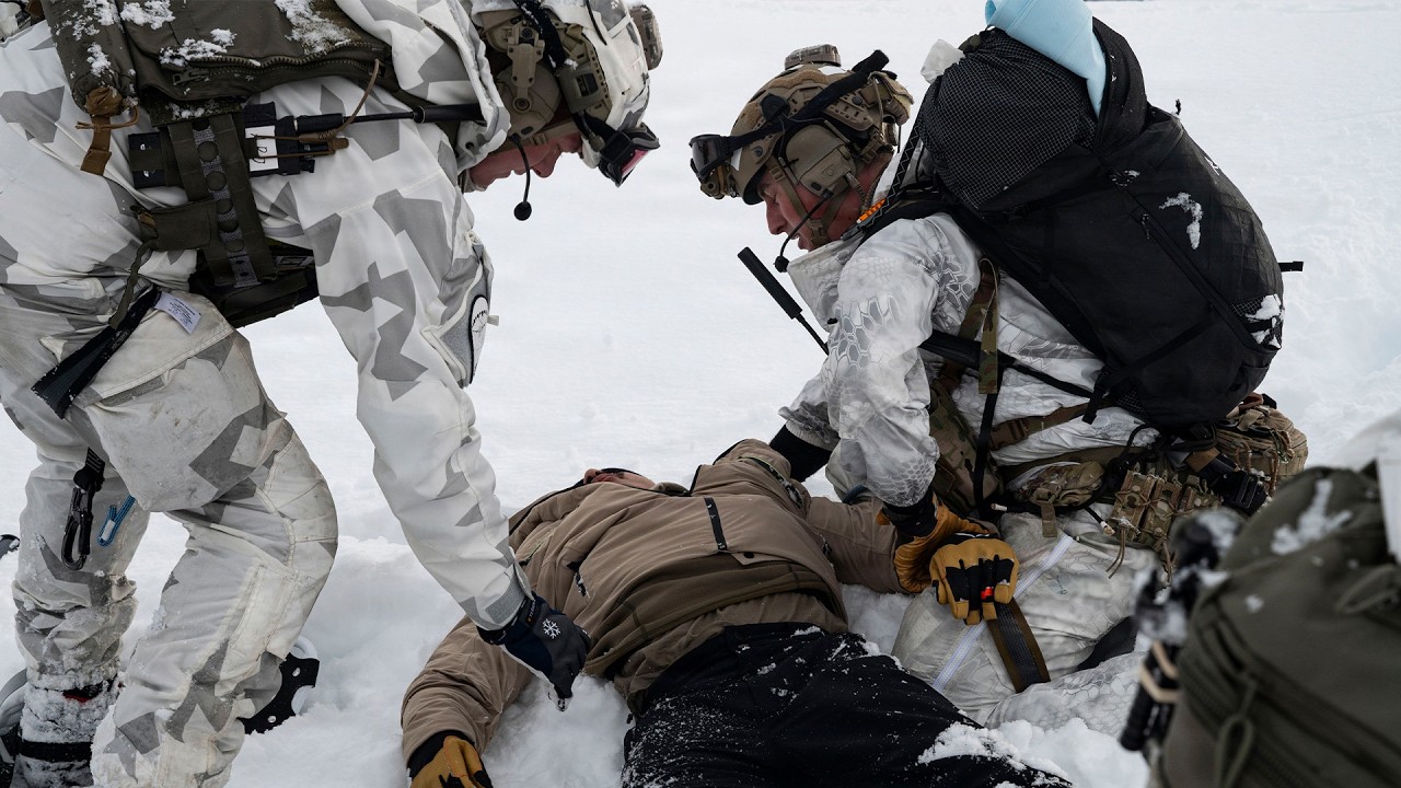 USAF Pararescue & Swedish Rangers Execute CSAR Training | Norway 2026