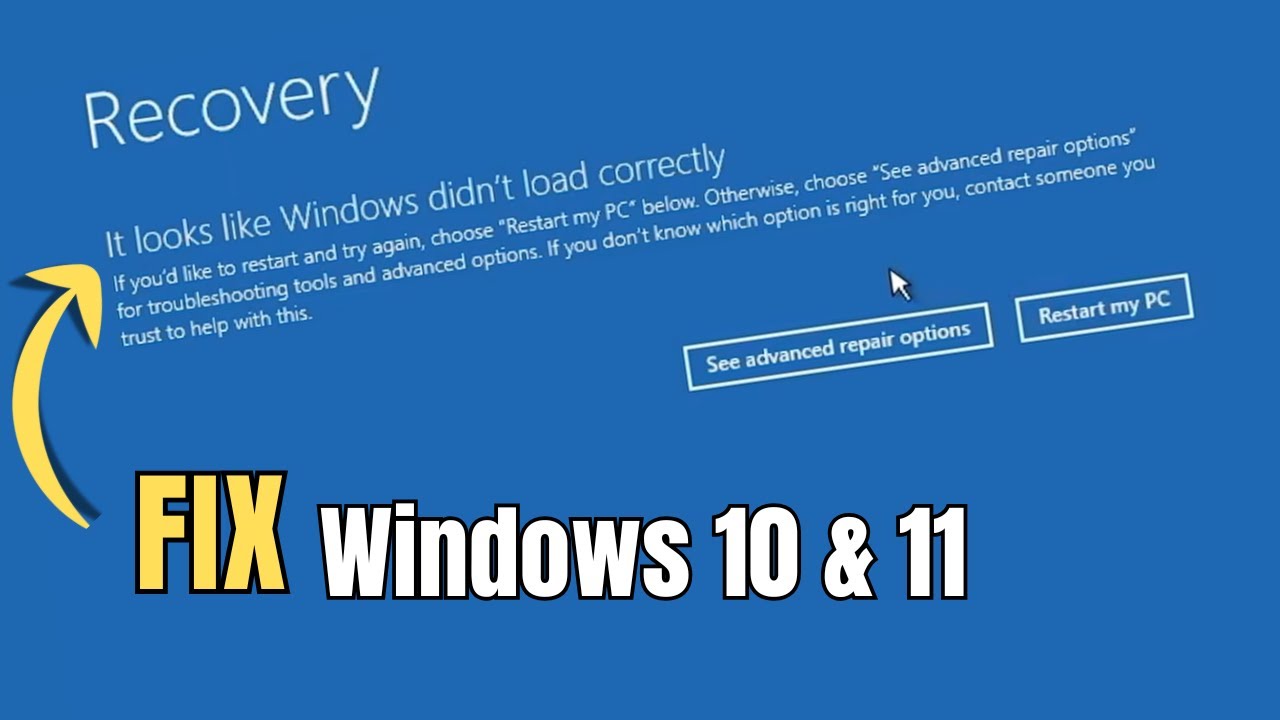 Windows 11/10 Blue Screen Recovery: Easy Fixes for Boot Problems