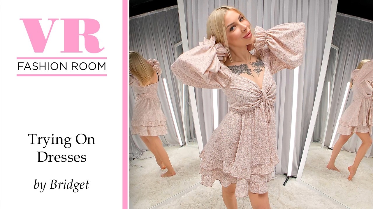 Trying on Dresses by Bridget in VR180 3D