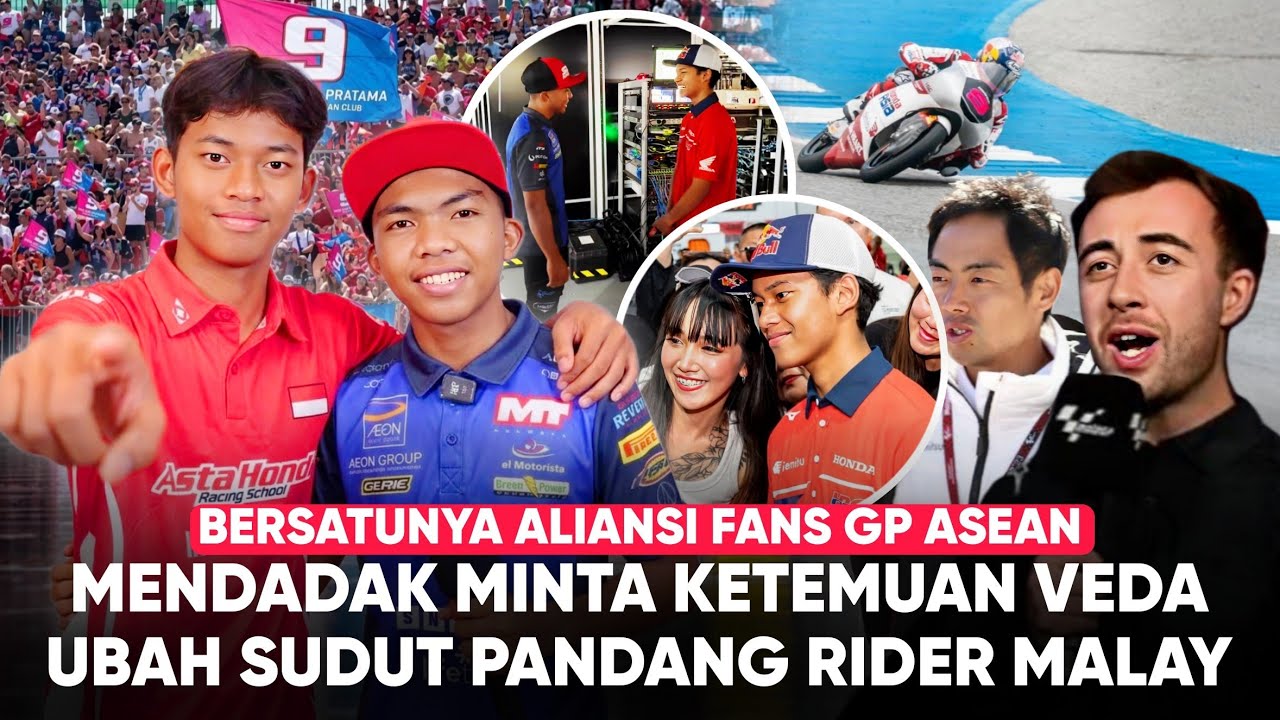 Pamer Skill Baru Demi Podium, Rider Malaysia Belajar Sama VEDA! Aliansi Fans GP ASEAN Bersatu