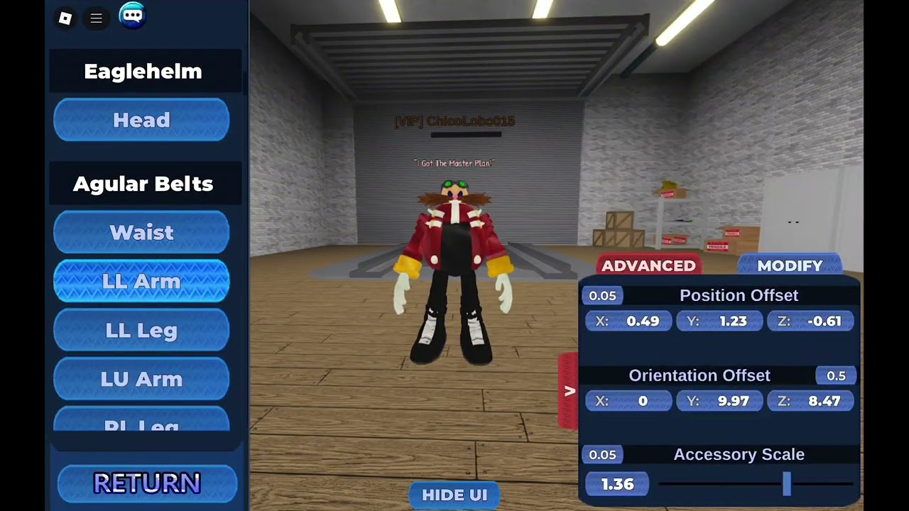 How to make SA2 Eggman in Pulse RP!