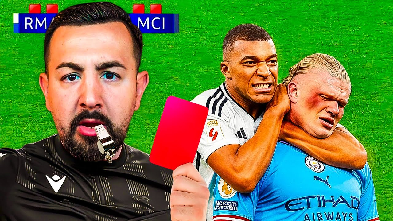 PAPI GAVI JUEGA A SIMULADOR DE ARBITRO DE FUTBOL