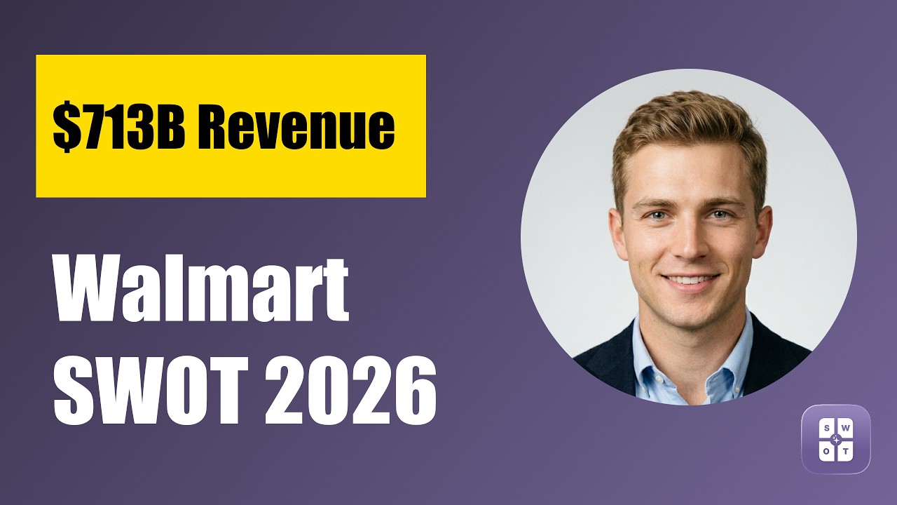 Walmart SWOT Analysis 2026: $713B Revenue, but Amazon Just Dethroned the King