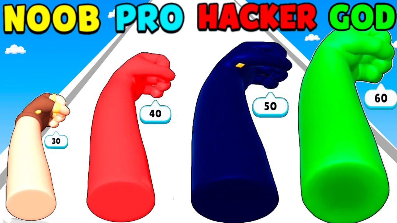 Bandage Shooter in NOOB vs PRO vs HACKER vs GOD