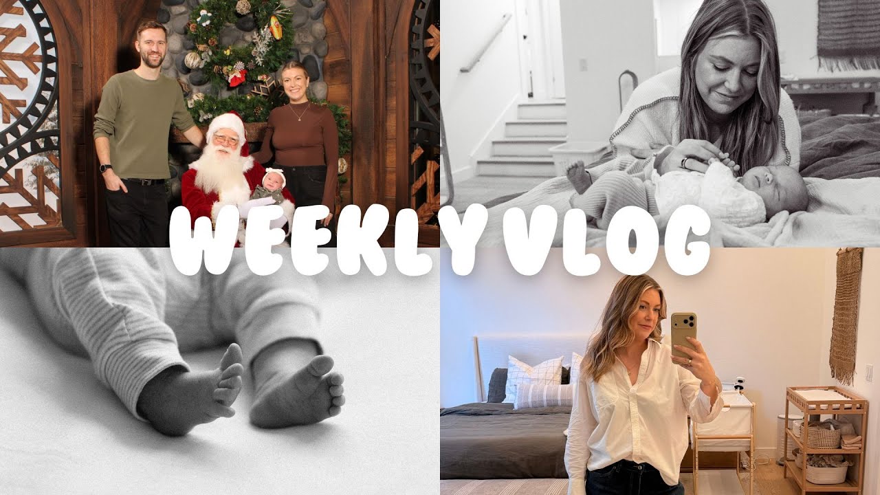 DECEMBER WEEKLY VLOG | life with a newborn, postpartum updates, holiday parties | Kelsey This Year