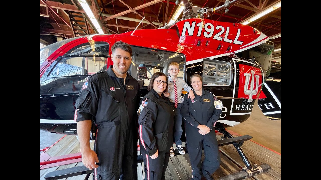 The Thrilling Operations of the IU Health LifeLine Flight Crew! 🚁 1500 HP Twin Turbine Airbus EC145
