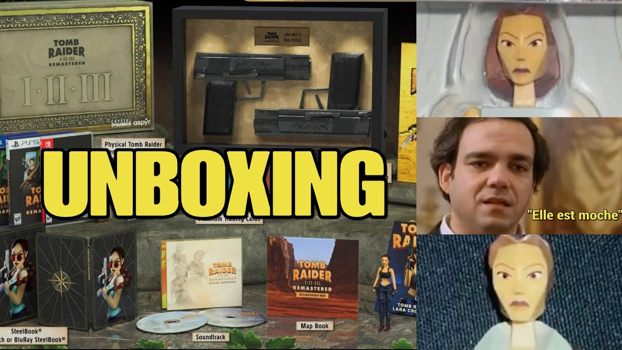 Tomb Raider I-III Remastered Unboxing de l'édition collector