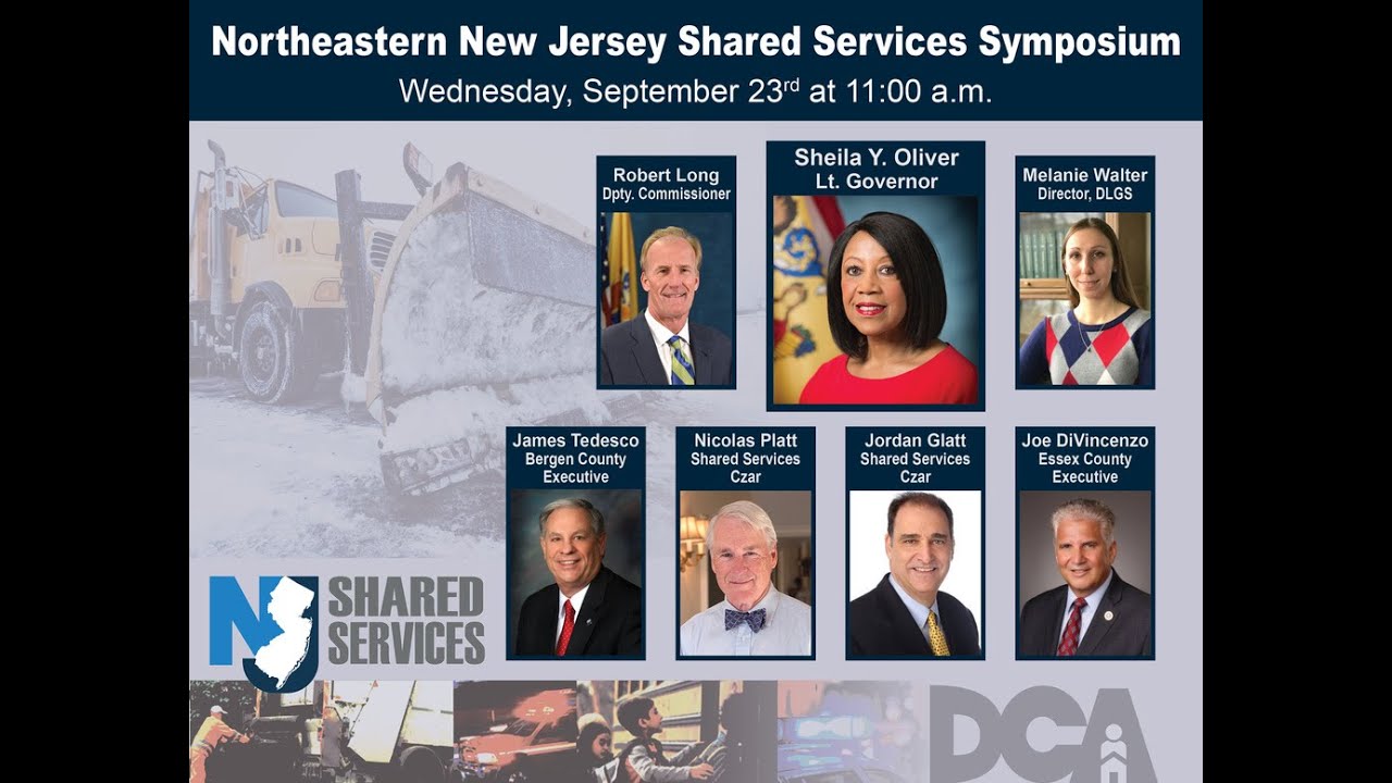 Northeastern NJ Shared Services Symposium Sept. 23, 2020