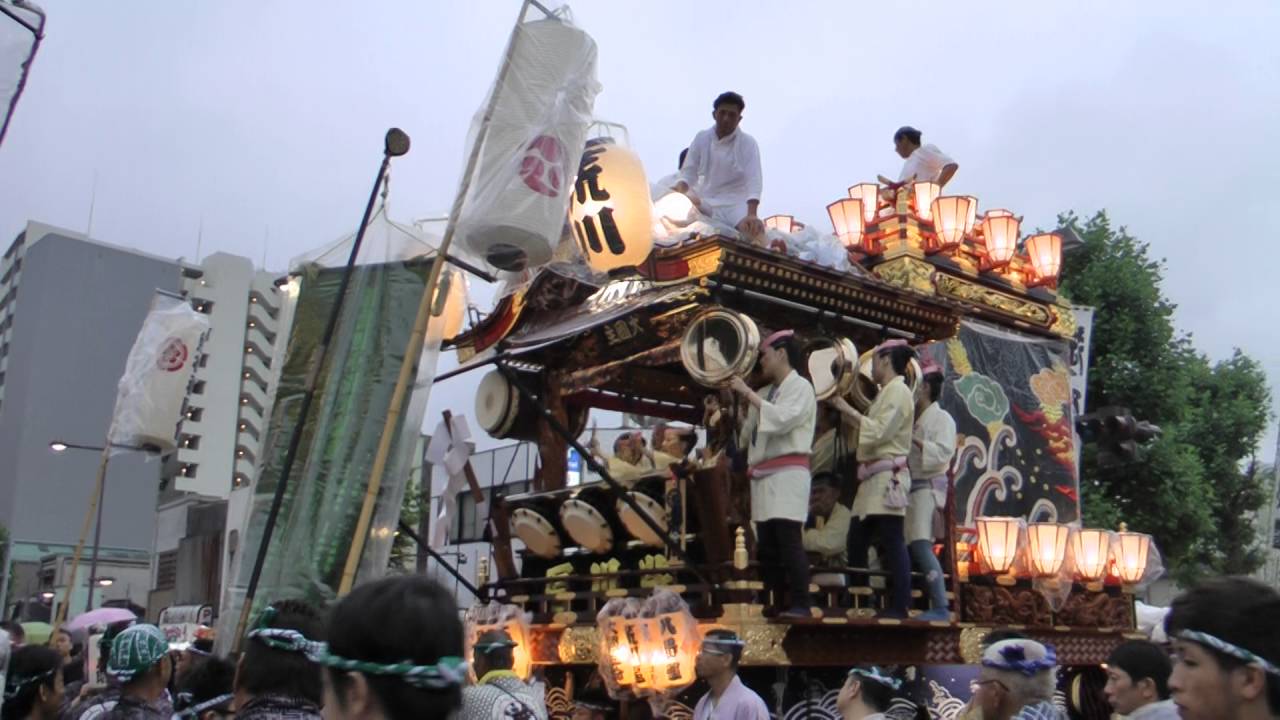 巡行叩合い　関東一の祇園　熊谷うちわ祭2016　２日目　00246