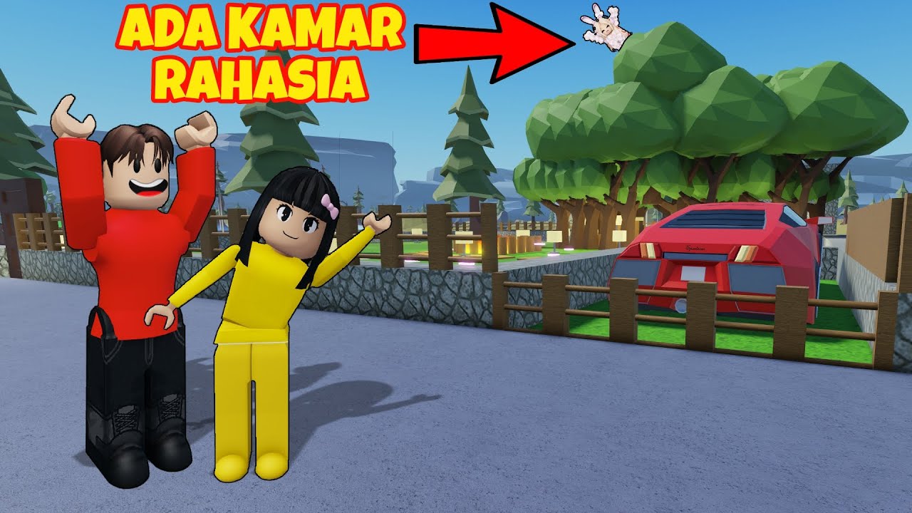 Yuta, Mio Dan Baby Celine Bikin Rumah Gaya Minecraft Di Roblox || ROBLOX