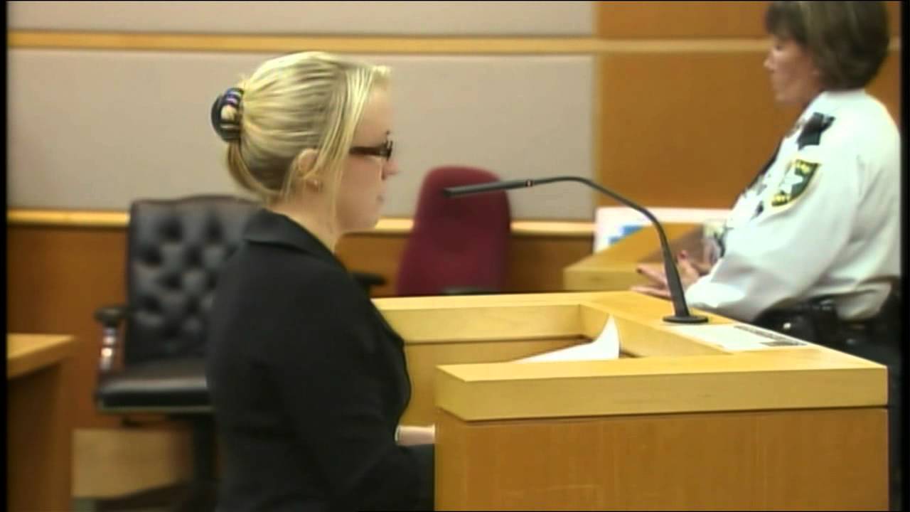 Melissa Dohme speaks at sentencing