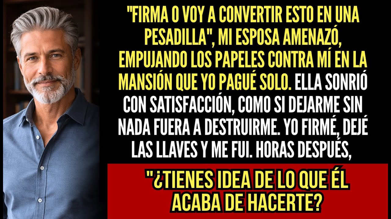 Mi Esposa Me Obligó Ceder Mi Mansión De 4 Millones Y Las Reliquias De Familia Hasta Que Su Abogado..