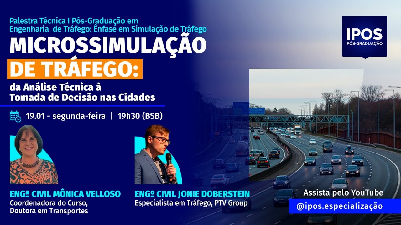 Palestra | Microssimulação de Tráfego: da Análise Técnica à Tomada de Decisão nas Cidades