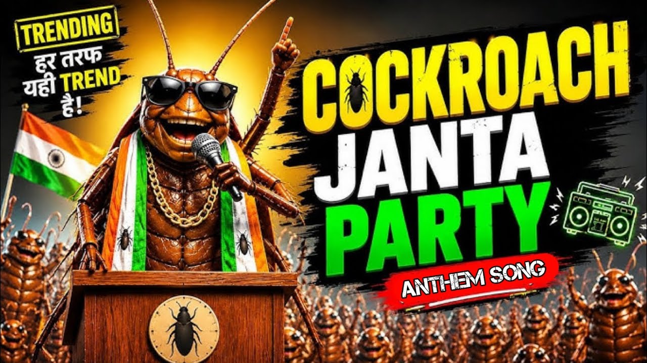 Cockroach Janata Party (CJP) Anthem Song || Political Party Cjp Song || Funny Political Party Song