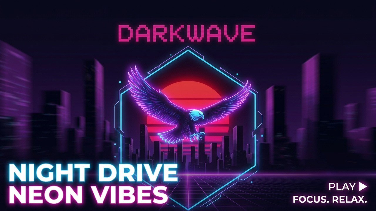 Darkwave vol.3— Neon Night Drive  | Cyberpunk Music | 1 Hour Mix