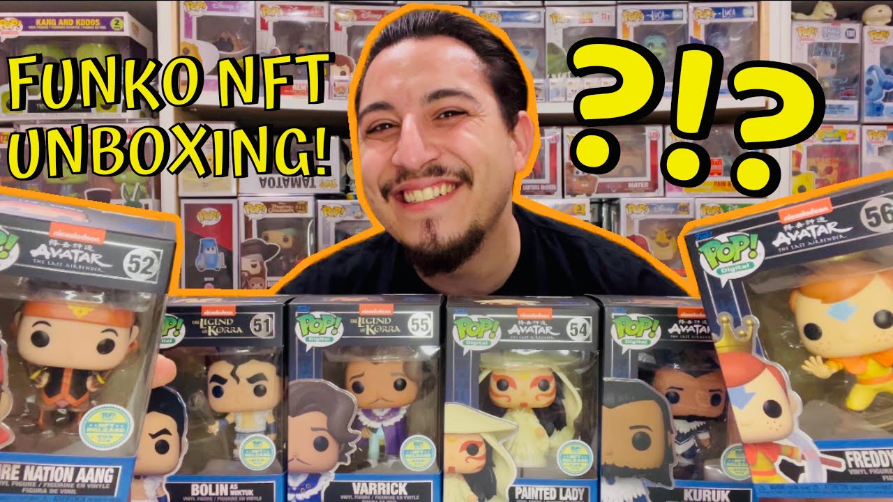 Unboxing Funko NFT Avatar: The Last Airbender Physical Redemption Pop Set!