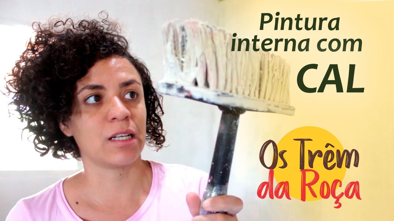 CAL DE PINTURA no interior da casa