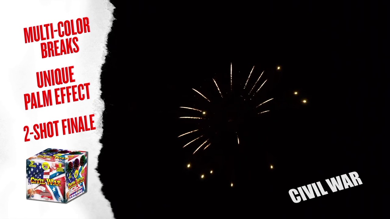 CIVIL WAR FIREWORK DEMO BY WORLD CLASS FIREWORKS