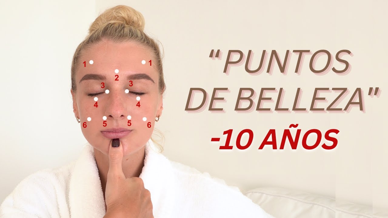 Rutina facial de acupresión *PUNTOS DE BELLEZA Y JUVENTUD JAPONESES* // Ejercicios masaje 6 min