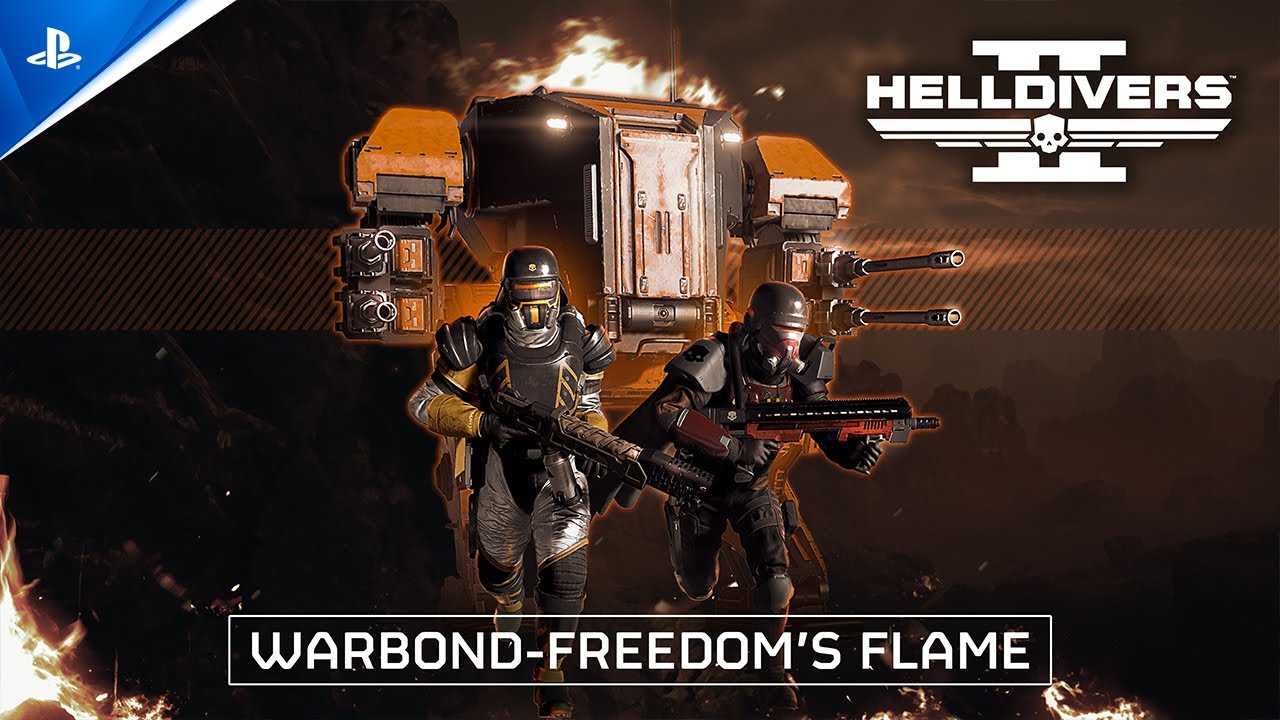 Helldivers 2 - New Freedom&rsquo;s Flame Premium Warbond Deployed | PS5 & PC Games