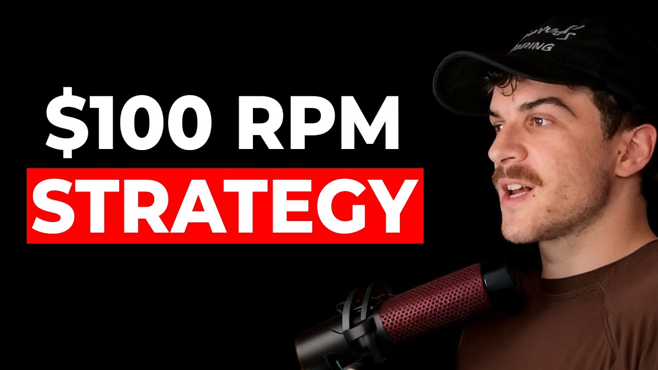 How to CONSISTENTLY Get $100 RPM's On Your YouTube Videos