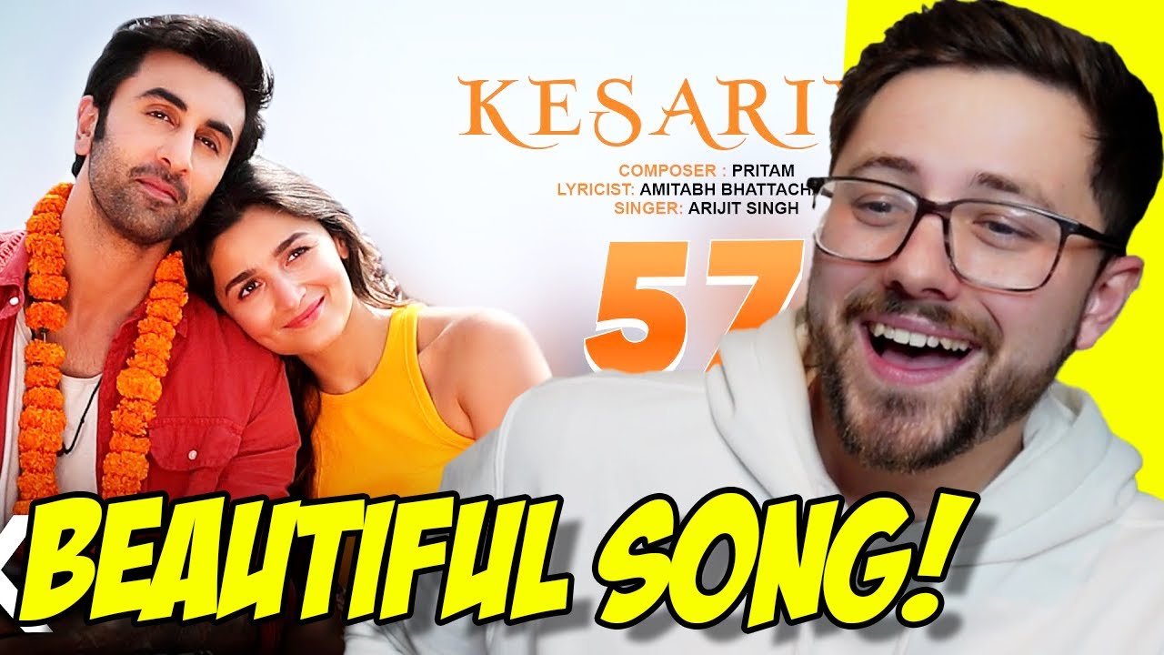 Foreigner REACTS to Bollywood | Kesariya - Brahmāstra | Ranbir Kapoor, Alia Bhatt | Arijit Singh