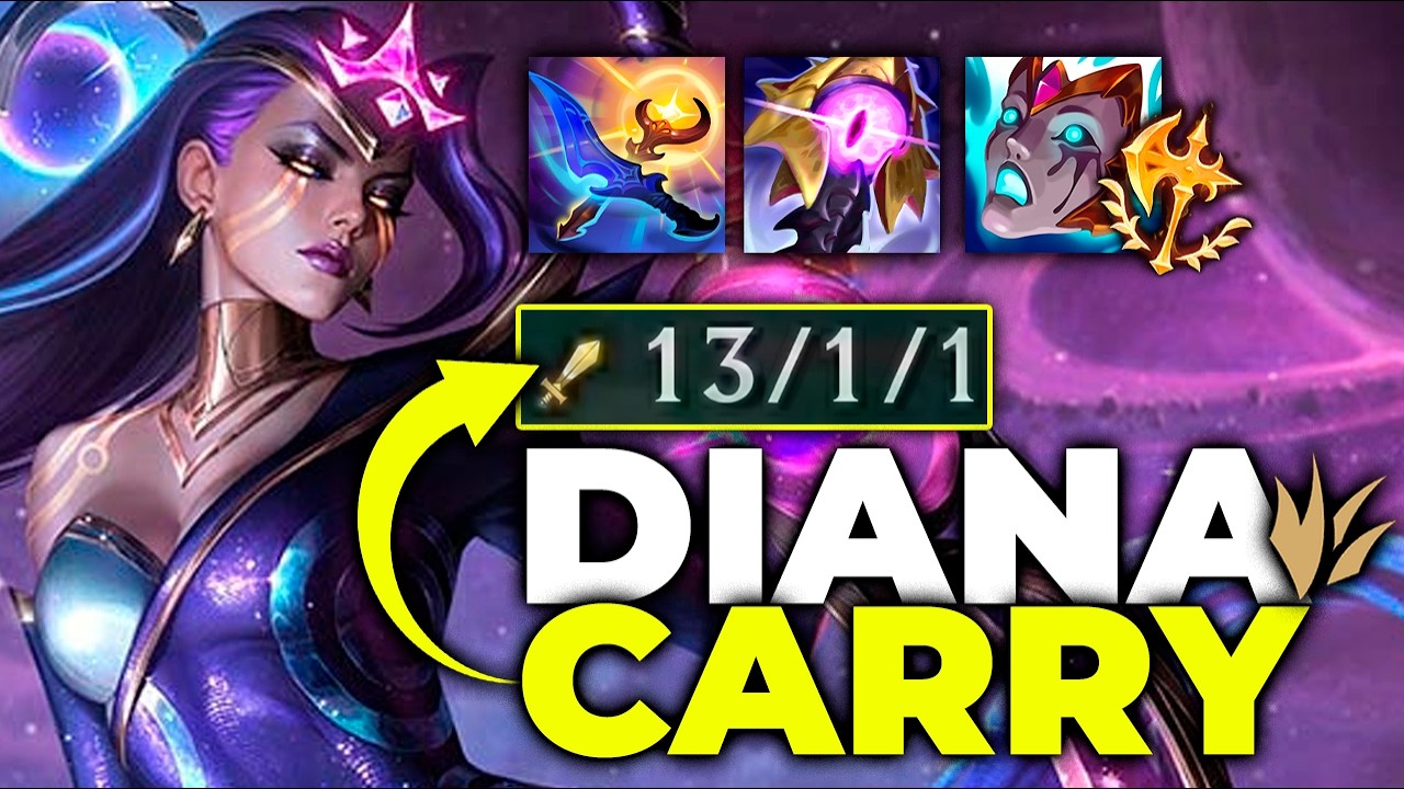 La Luna los borró del mapa: DIANA Jungla Carry