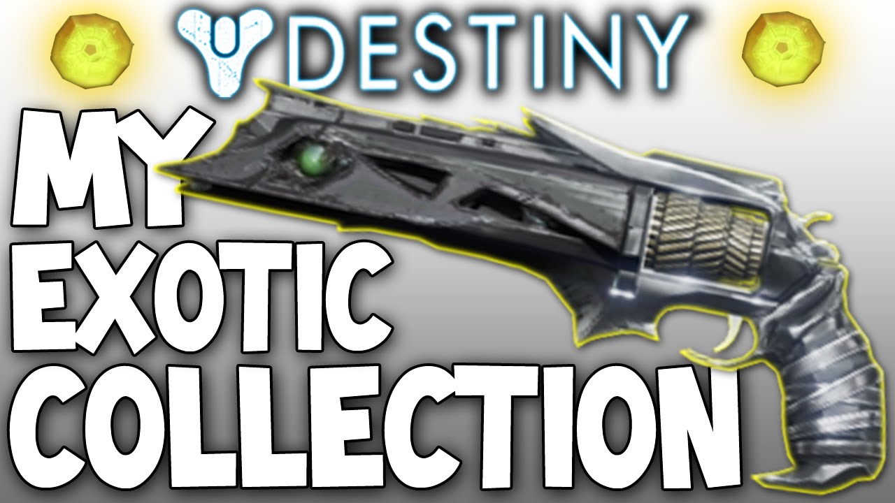 Destiny: My Collection Of Exotic / Legendary Armors & Weapons - Character Stats & More!