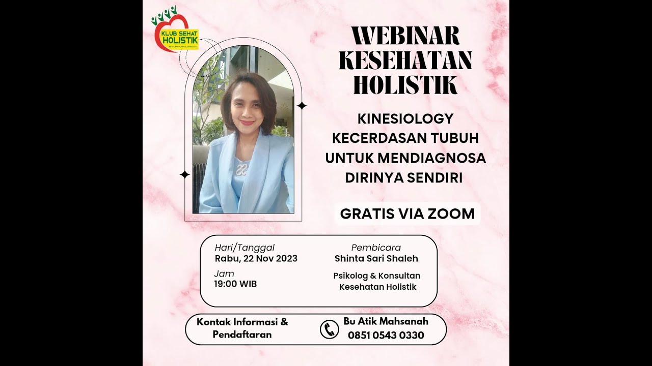 KINESIOLOGY -  KECERDASAN TUBUH UTK MENDIAGNOSA DIRINYA SENDIRI