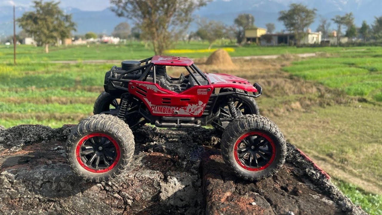 Watch our crazy rc car banging against Tuff terrain 