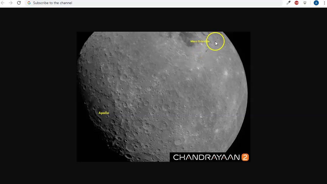 Apollo crater and mare orientale basin landmarks explained