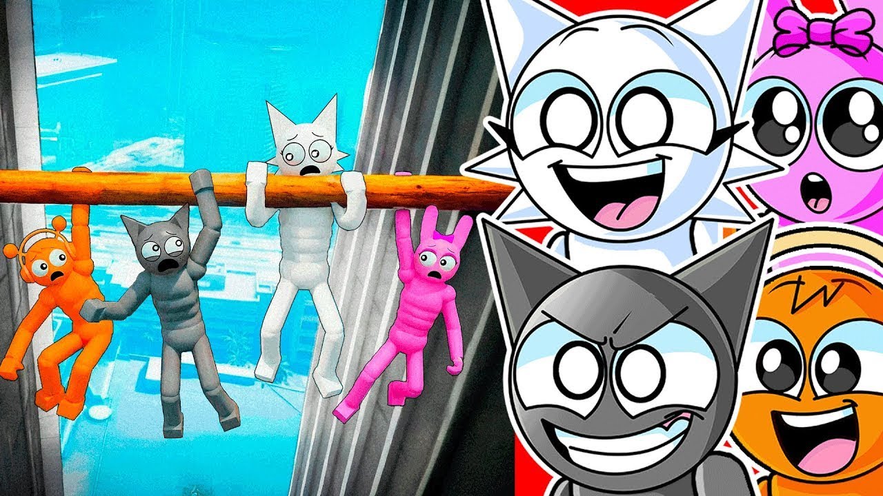 HILARIOUS SPRUNKI RAGDOLLS in GTA 5!