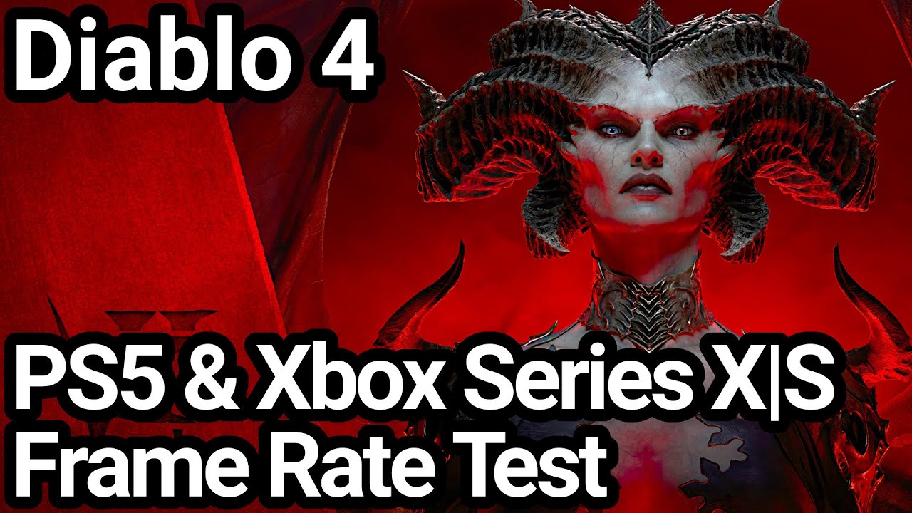 Diablo 4 PS5 and Xbox Series X|S Frame Rate Test