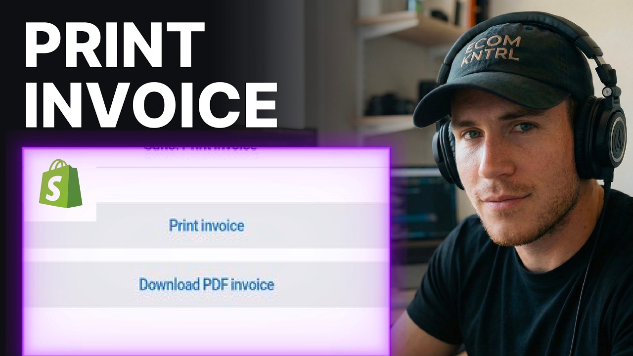 How To Print Invoice On Shopify (2026) | Orders Page