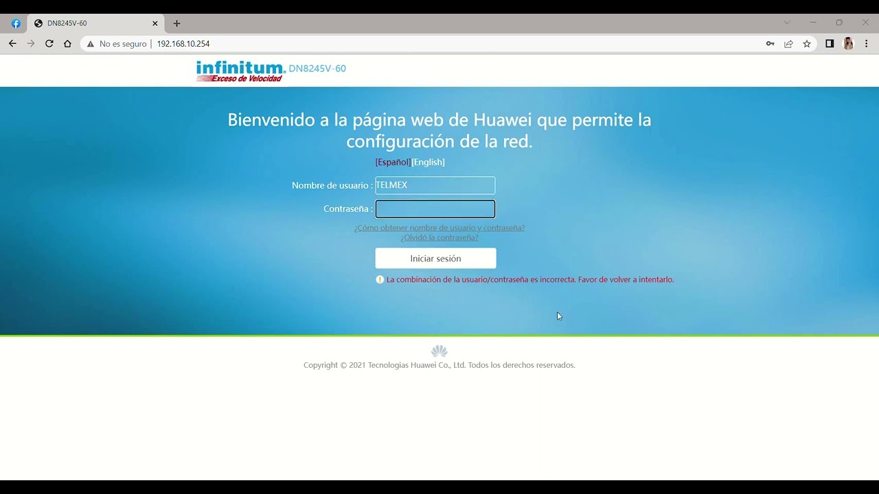 HUAWEI DN8245V-60 DE TELMEX COMO REPETIDOR