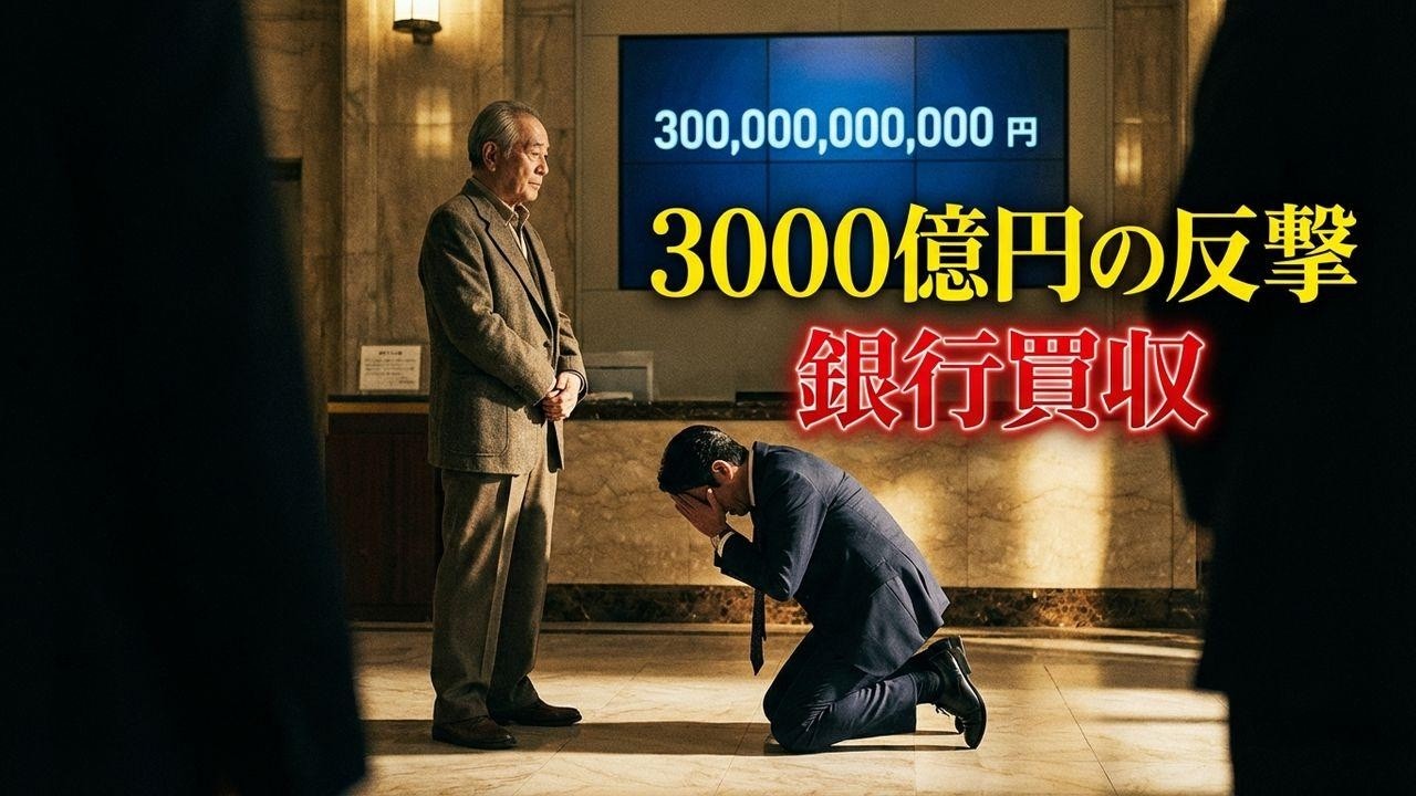「貧乏人は帰れｗ」と蔑まれた75歳。翌日3000億円を引き出し銀行を買収！