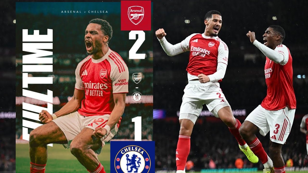 Arsenal 2 vs 1 Chelsea all gall highlights👂