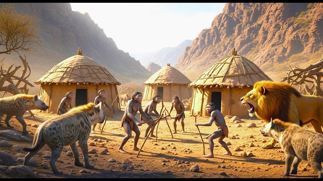 Life 2.9 Million Years Ago | Could Early Ancestors Survive Giant Predators During Migration?