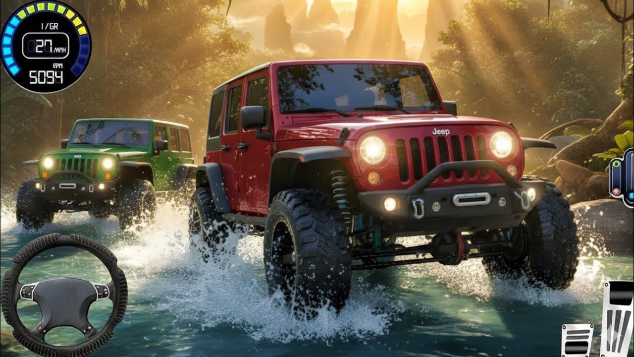 New Offroad Jeep Simulator 2026 - 4x4 Jeep Driving 3D - Car Game Android Gameplay