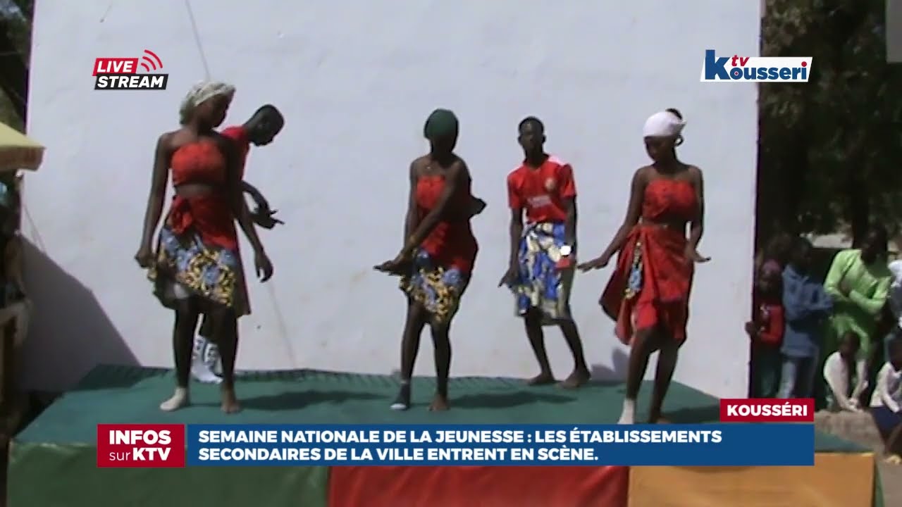 SEMAINE NATIONALE DE LA JEUNESSE &Agrave; KOUSS&Eacute;RI : &Eacute;L&Egrave;VES ET &Eacute;TUDIANTS ENTRENT EN SC&Egrave;NE