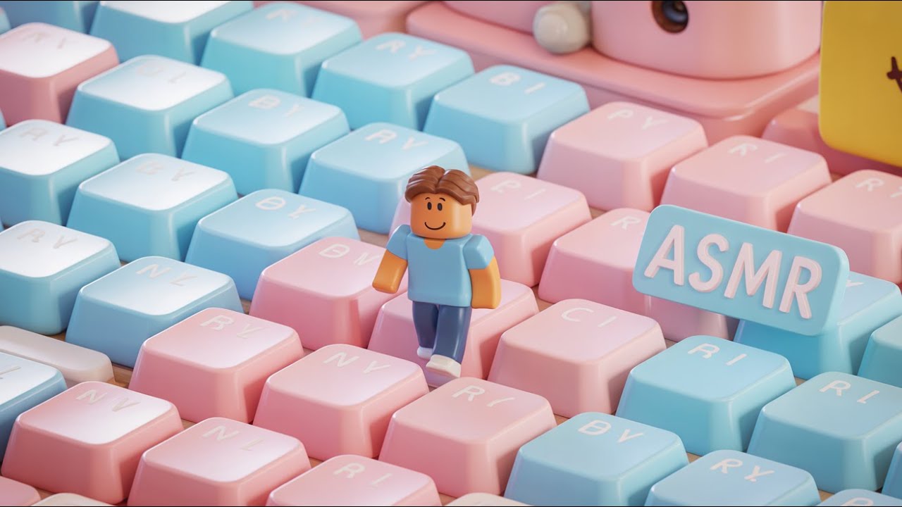 ¡No puedo dejar de escuchar estas teclas! 😱 Roblox ASMR SUPER satisfactorio