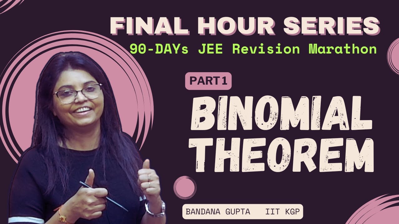JEE Mains & Advanced: Последний обзор биномиальной теоремы для JEE 🎯💯#jee#jeemaths #jeeadvanced
