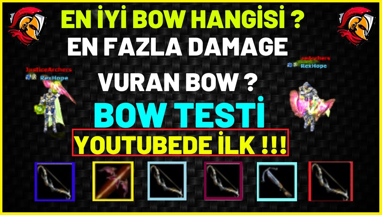 KNİGHT ONLİNE BOW TESTİ l EN İYİ  PK BOWU ( YENİ SERVER )