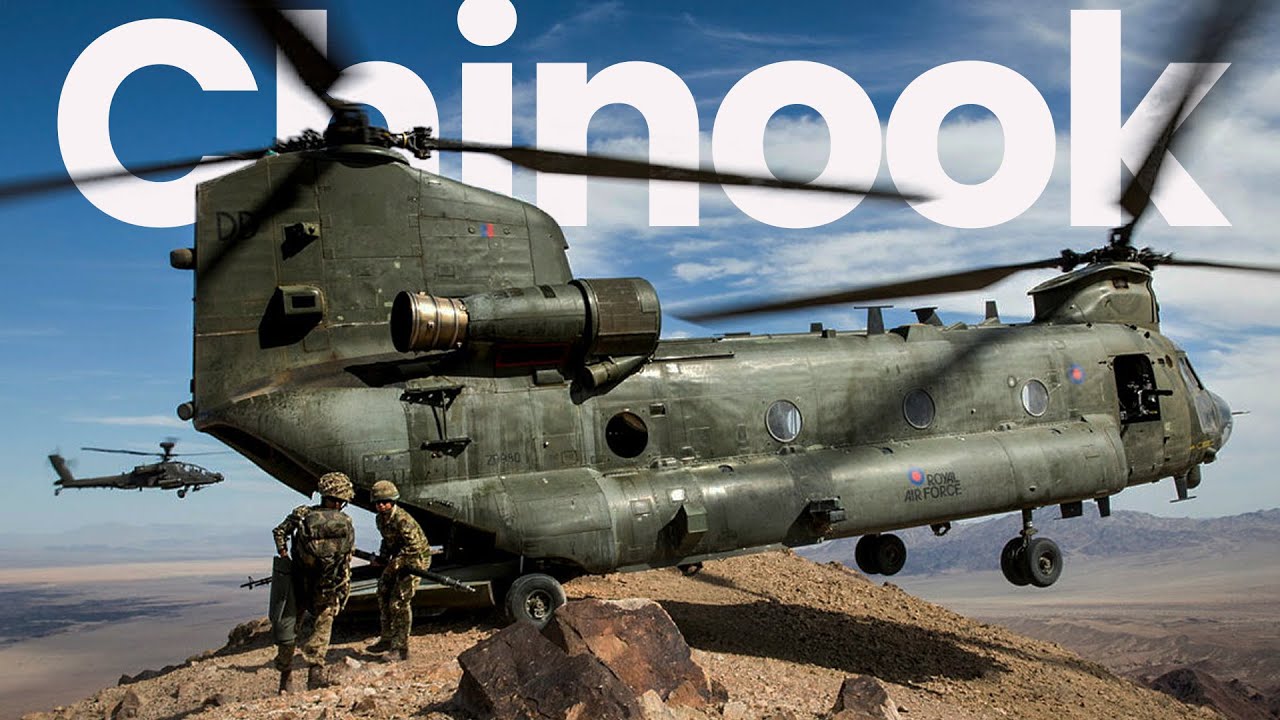 RAF CH47 Chinook In Action // Royal Air Force Chinooks