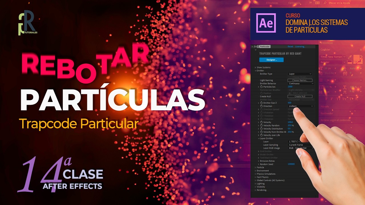 Domina Trapcode Particular: Rebote de Partículas en After Effects - Tutoriales de After Effects