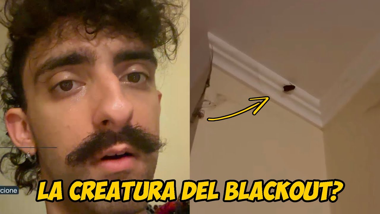 Mario Sturniolo rimane senza luce e incontra la creatura del blackout