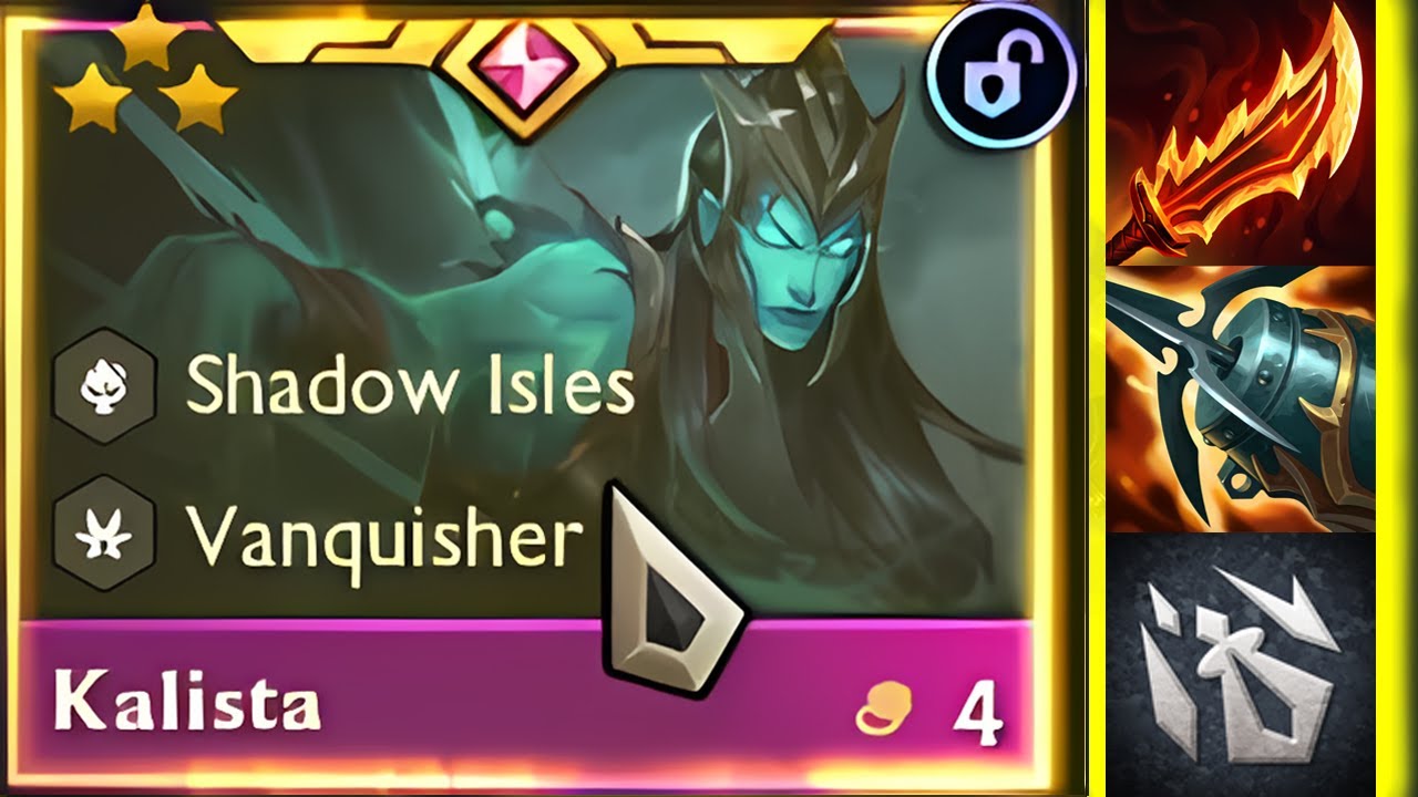 How Broken is Kalista ⭐⭐⭐ 3 Star with this BUILD | TFT SET 16