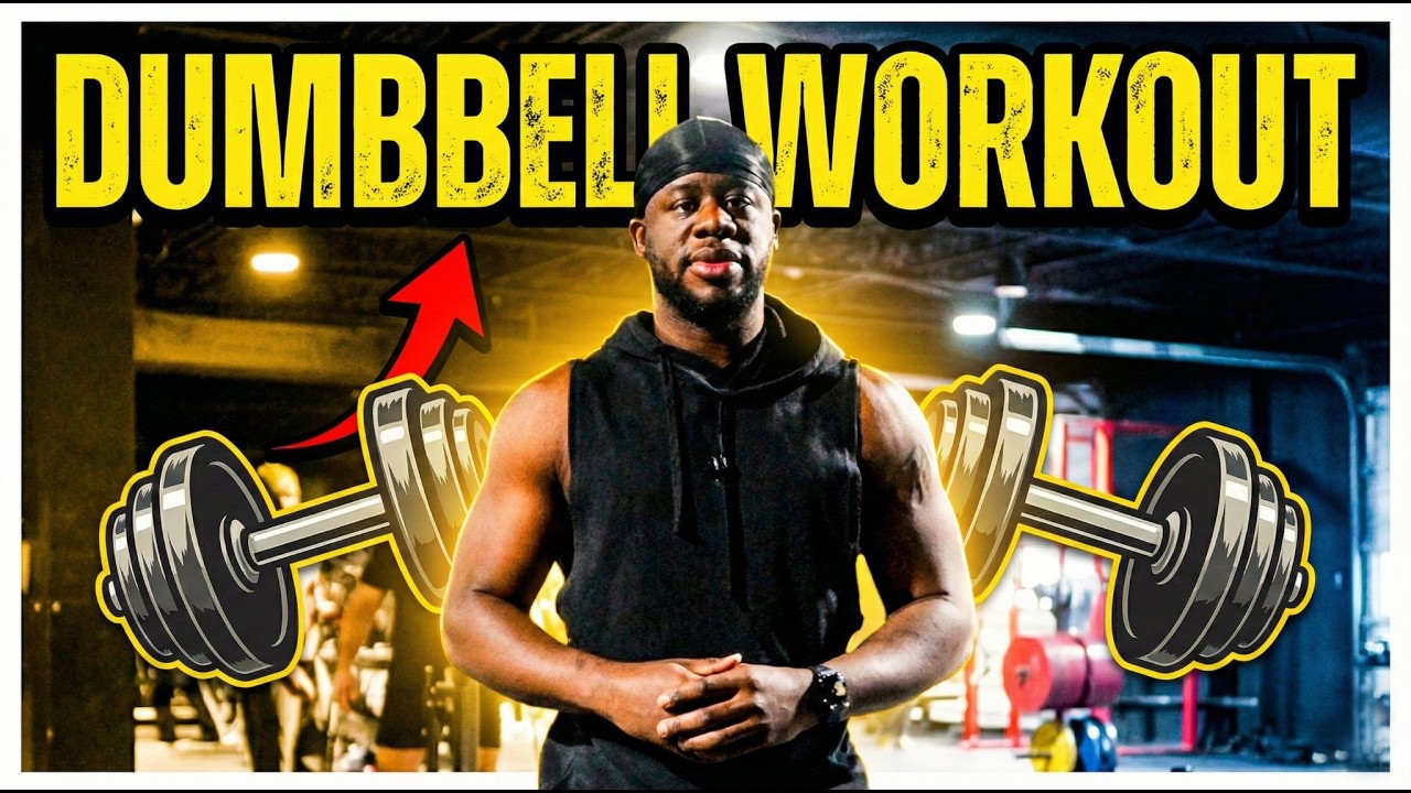 At Home Dumbbell Workout for Lean Muscle 🔥 (No Machines)