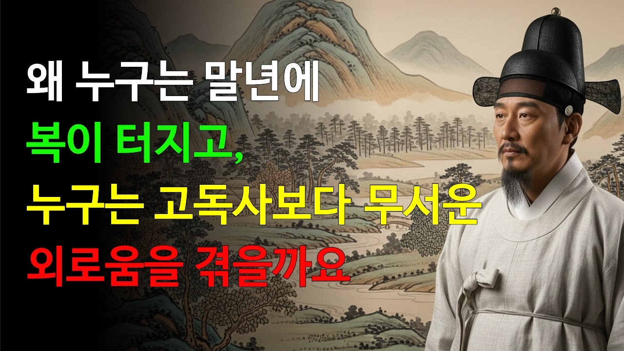 결국 내가 뿌린 대로 거두게 됩니다: 다산 정약용이 경고한 '자기 꾀'의 무서움