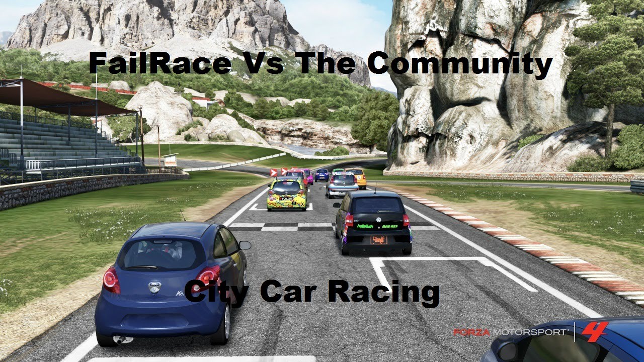 FailRace Vs The Community City Car Racing (Forza 4)